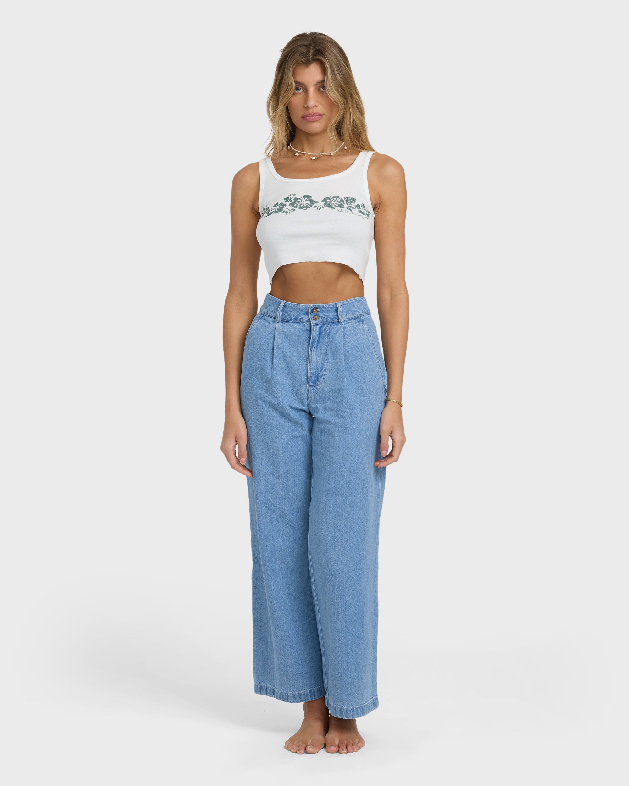 Wave Washed Pants - Sea Blue - Image 4