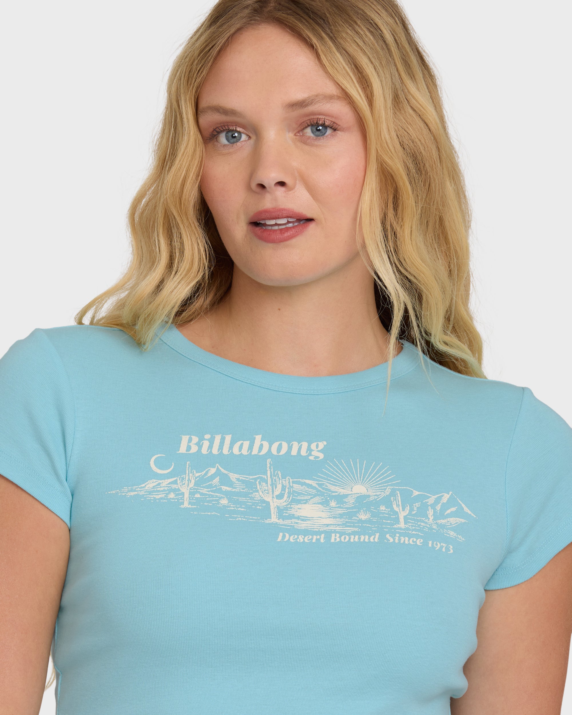 Desert Bound Short Sleeve T-Shirt - Laguna Blue - Image 4
