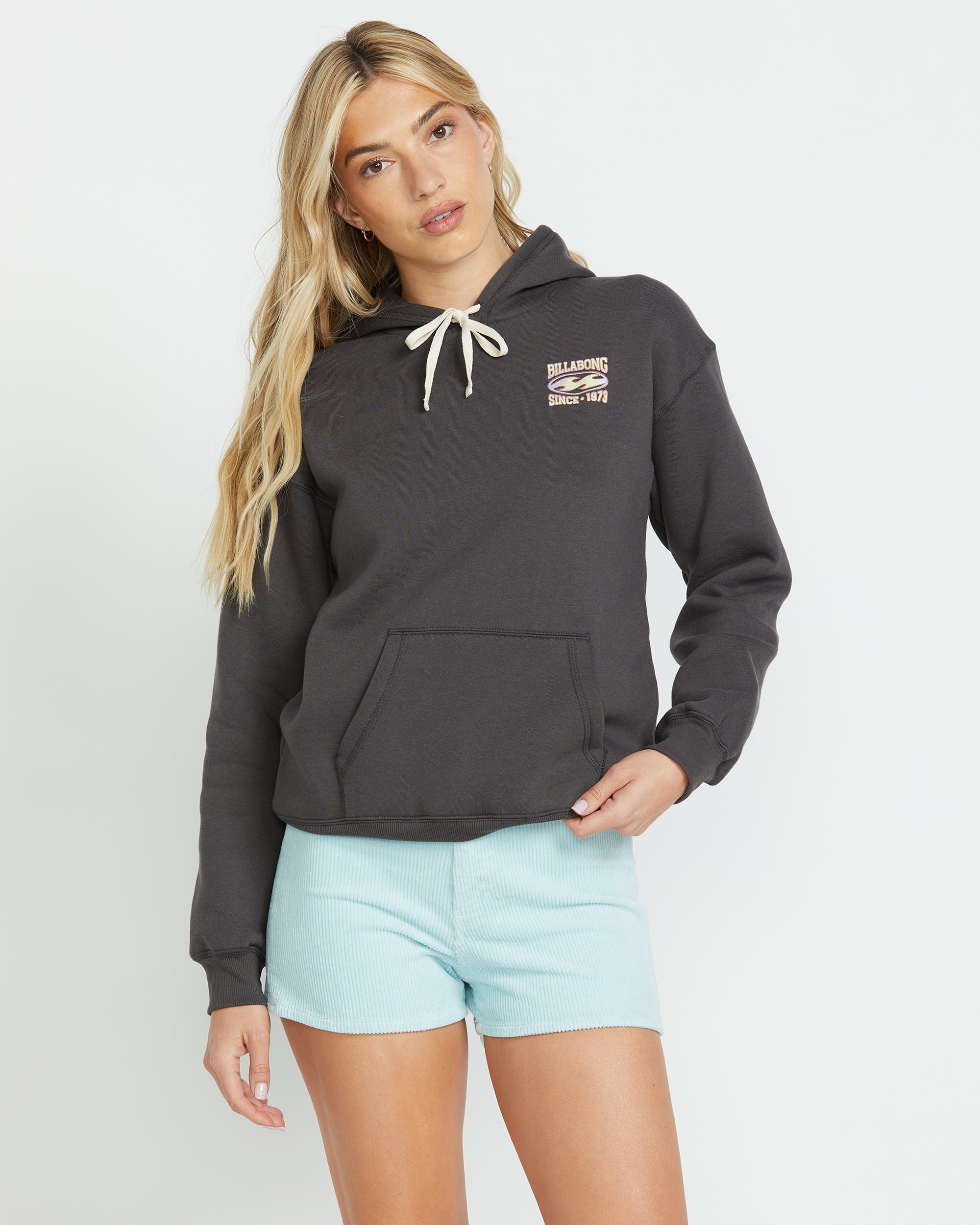 Nice Vibes Po Hoodie - Off Black