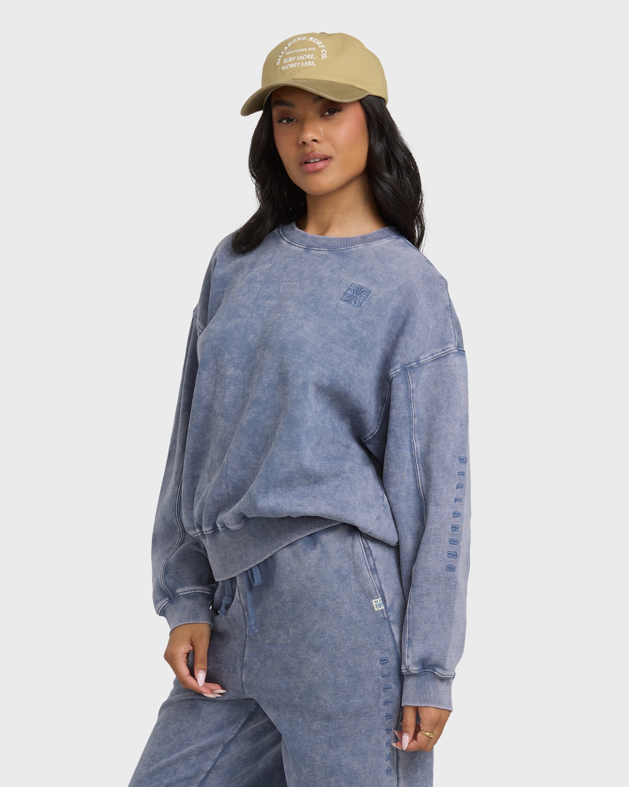 Saltwashed Kendal Crewneck Sweatshirt - Stone Blue - Image 5