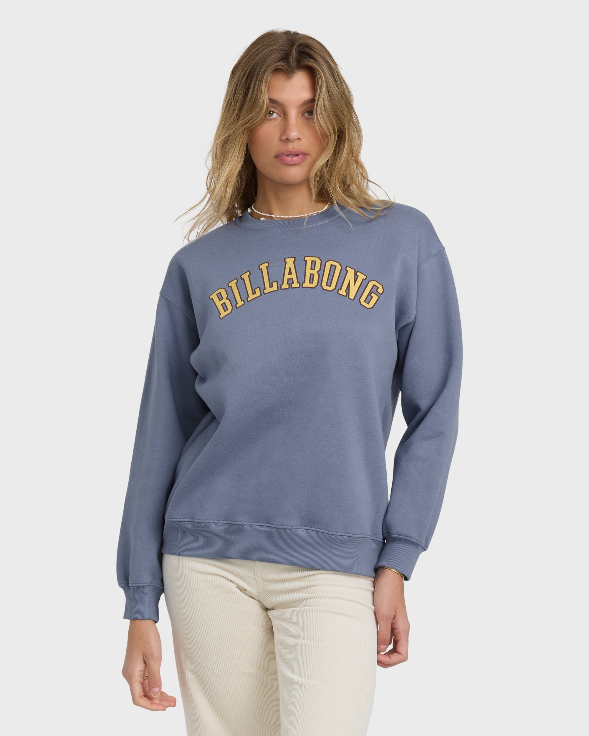 All Of The Time Crewneck Sweatshirt - Stone Blue