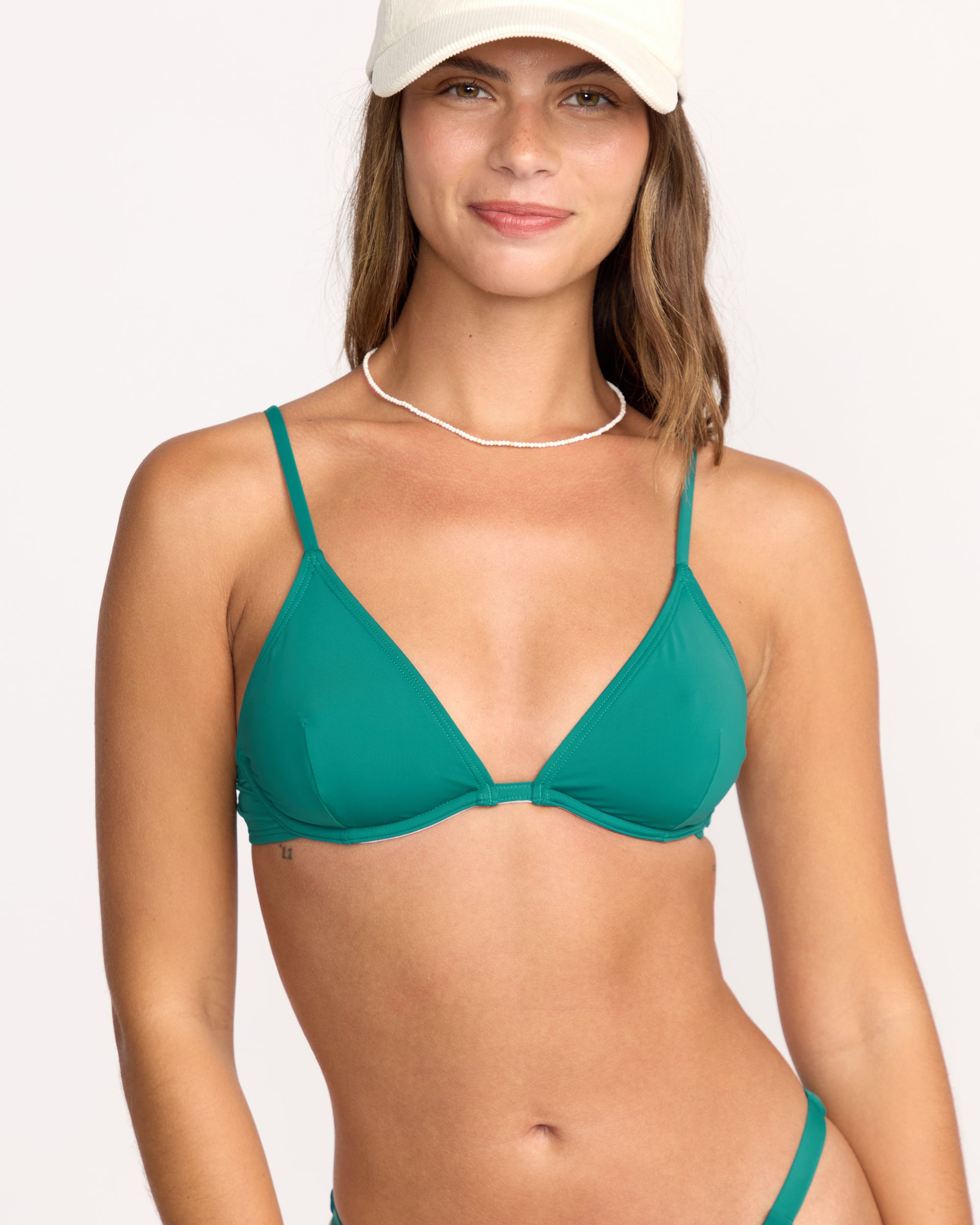 Sol Searcher Reese Underwire Bikini Top - Evergreen - Image 2