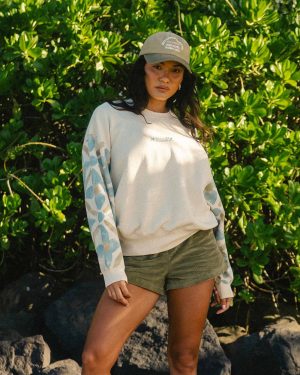 Atlas Tide Kendal Crewneck Sweatshirt - Whitecap