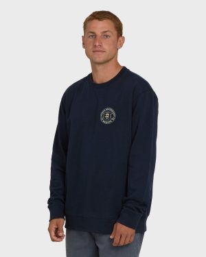 Rotation Crewneck Sweatshirt - Dark Navy