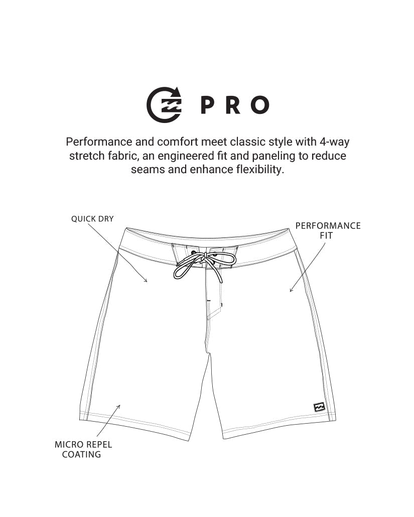 Bracket Pro 21 Boardshorts - Navy - Image 3